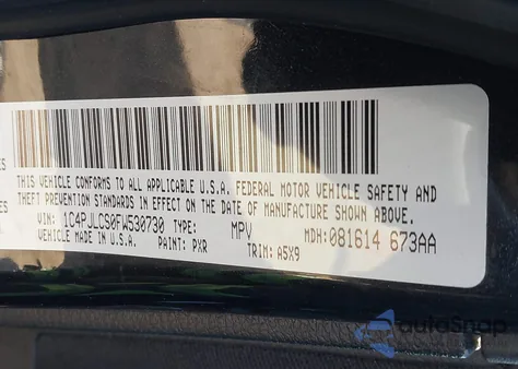 2015 Jeep Cherokee Latitude from USA, damaged, VIN 1C4PJLCS0FW530730